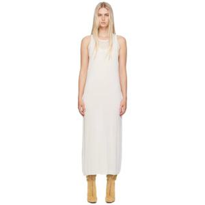 토템 원피스 오프 화이트 레이어드 맥시 드레스 242771F055015