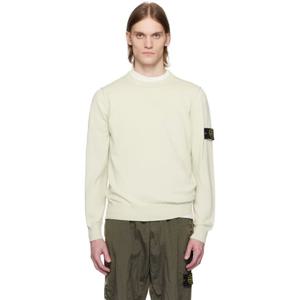 스톤아일랜드 티셔츠 베이지 소프트 오가닉 코튼 스웨터 251828M201002