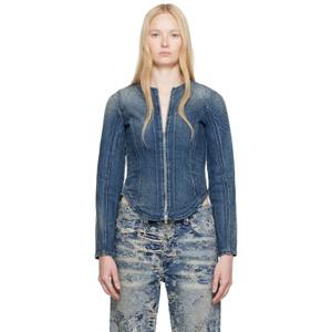 디젤 청자켓 네이비 게리 Fsg 데님 재킷 251001F060006