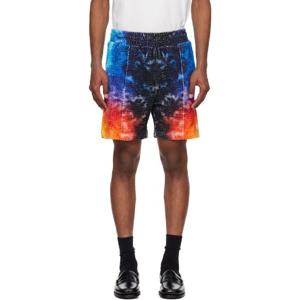 카사블랑카 반바지 멀티컬러 그라데이션 타월링 쇼츠 251195M193028