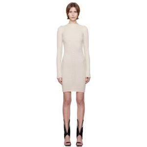 릭오웬스 원피스 오프 화이트 할리우드 S 미니 드레스 251232F052002