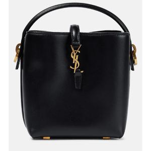 생로랑 Le 37 미니 레더 버킷 백 P00859180