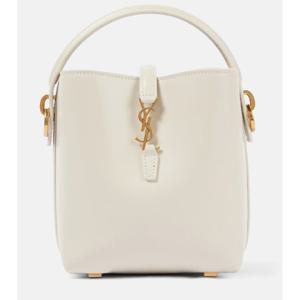 생로랑 Le 37 미니 레더 버킷 백 P00979451