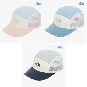 NE3CR01 노스페이스 키즈 메쉬 컬러 블럭 캡