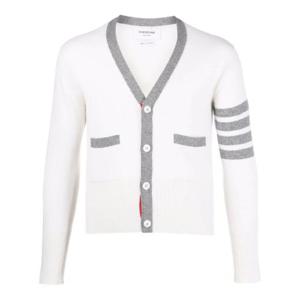 톰브라운 4 바 스트라이프 캐시미어 가디건 MKC001D00011