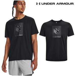 [언더아머(백)]남성 스피드 스트라이드 그래픽 반팔 티셔츠 1380841-001