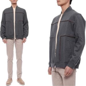 [브루넬로쿠치넬리] 25SS 남성 프렌치 테리 집업 재킷 (MW8639084G C080 25S)