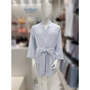 [바바라] AMP4597R 블루 스트라이프 면60수 남성 로브가운