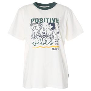 [클라이드]여성 스누피 배색 반팔티셔츠 FPCTS871F