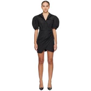 엠에스지엠 원피스 블랙 벌룬 미니 드레스 241443F052005