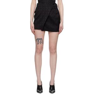 마린세르 미니스커트 블랙 문 디아망 미니 스커트 241020F090005