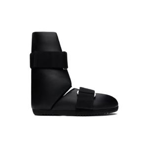 릭오웬스 샌들 블랙 스플린트 로우탑 샌들 241232M234009