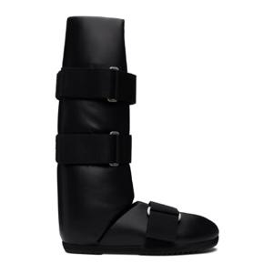 릭오웬스 샌들 블랙 스플린트 샌들 241232M234010