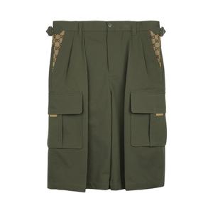 구찌 카고 코튼 버뮤다 팬츠 742784 ZANW6 3550