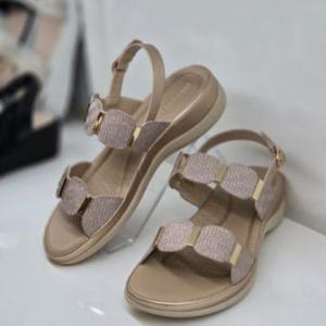 리바디 세이브존03 리바디 골드장식 투반도샌들 3.0cm AG2025RV0404A