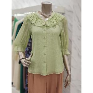 미니멈 세이브존01 미니멈 러플 카라 블라우스 MXBAWB4150