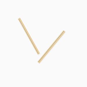 [폭스타일] (10K 골드) 레오 스틱 귀걸이