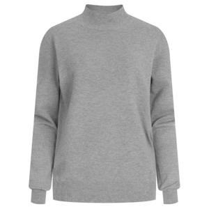 [샵앤]심플 여성 반폴라 긴팔 니트 티셔츠 BOM-WKN-1192-그레이