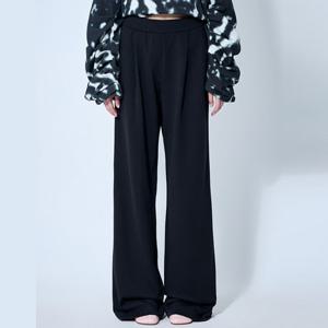 26 SS 드리스 반 노튼 미드라이즈 드로우스트링 밴드 트랙 팬츠 블랙 011107 1610 900