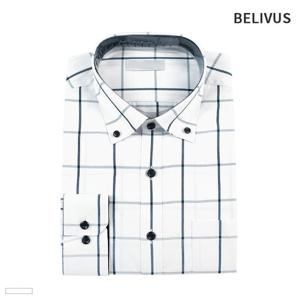 [빌리버스]빌리버스 남자 와이셔츠 BSV071 체크 일반핏 캐주얼