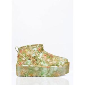 26 SS UGG Collina Strada 여성 미니 플랫폼 부츠 1170937 GRNF TP840477913