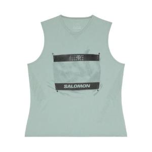 26 SS MM6 Maison Margiela X Salomon X 살로몬 로고 프린트 탱크 탑 SH0NL0005M20101 TP438087584