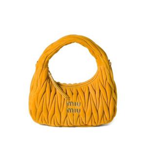 미우미우 토트백 5BC125VOOY AB7O F0R55 WHISKY