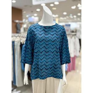 소고 세이브존01 언발란스 프린트 블라우스 AJ2BA18