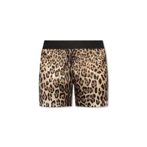 Dolce   Gabbana 레오파드 프린트 반바지 M4F05TONR26 HA93M TP934647387