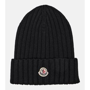 몽클레어 로고 리브 니트 버진 울 비니 P01082350