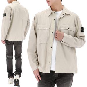 25SS 스톤아일랜드 와펜 패치 버튼업 셔츠 자켓 K1S151200015 S0003 V0095