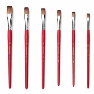 아트박스/호사문구 [화홍] 수채화붓 771F 평붓 6본세트