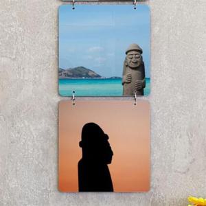 아트박스/꾸밈 nn537-멀티아크릴액자_제주돌하르방(4단소형)