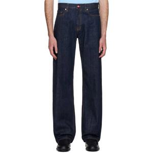 카사블랑카 청바지 네이비 로렐 셀비지 데님 진 252195M186000