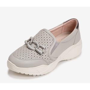 [에스콰이아]여성 펀칭 슬립온 EQEMST694GY