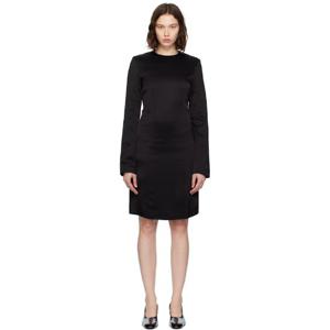 토템 원피스 블랙 다트 스티치 미니 드레스 252771F052003