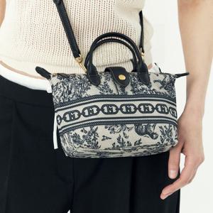 [헤지스]시그니처 H 뜨왈 네이비 토트겸 크로스백S HIBA5F650N3