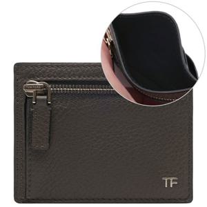 [톰포드] 남성 TF 로고 지퍼 카드지갑 (Y0167C ALC SLA)