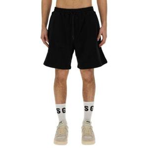 MSGM 로고 디테일 엘라스틱 웨이스트 쇼츠 3640MB76247000 99 TP944613386