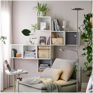 이케아 에케트 수납장 화이트 35x35x35cm 수납장 벽수납장 도어