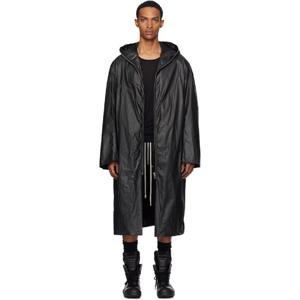 릭오웬스 코트 블랙 콘코르디안 맥 코트 252232M176002