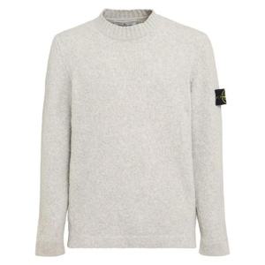 스톤아일랜드 울 혼방 크루넥 스웨터 82I-3FL049