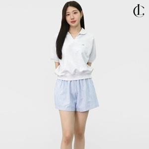 엘케이트 여자 반바지 여름바지 데일리 스트라이프 코튼 숏팬츠 LNNP020