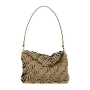 파코라반 올리브 그린 서큘러 스케일 숄더 백 25ASS0424CLF260