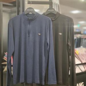 뱅뱅 HC21 남성쿨 기능성반집업 스판 티셔츠 NTLT14