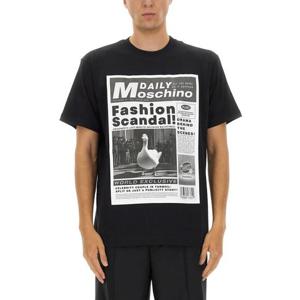 모스키노 반팔 티셔츠 07245241 1555 BLACK