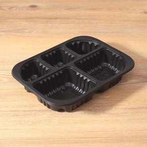 PP 실링용기 BF 19153-5A 블랙 200개 일회용 포장용기 배달용기 일회용플라스틱용기 PP실링용기 19153 1915