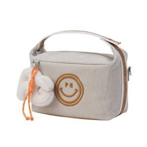 여성 스마일 투웨이 파우치 백&퍼 키링  521E3BG007BG