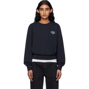 아페쎄 맨투맨 네이비 박시 루마담 스웨트셔츠 252252F098010