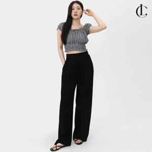 엘케이트 여자 긴바지 와이드핏 포켓 여름 린넨 팬츠 LBRTP001